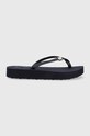 Žabky Tommy Hilfiger TH MONOGRAM FLAT SANDAL FW0FW06964 tmavomodrá SS23