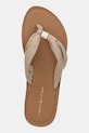 Tommy Hilfiger japonki TH ELEVATED BEACH SANDAL beżowy FW0FW06985