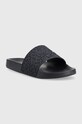 Pantofle Tommy Hilfiger TH MONOGRAM POOL SLIDE FW0FW06987 námořnická modř AW23