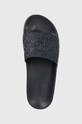 Pantofle Tommy Hilfiger TH MONOGRAM POOL SLIDE námořnická modř FW0FW06987