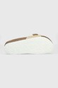 Tommy Hilfiger klapki zamszowe TH MULE SANDAL SUEDE FW0FW07071 beżowy