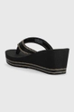 Tommy Hilfiger flip-flop TOMMY WEBBING H WEDGE SANDAL  Szár: textil Belseje: textil Talp: szintetikus anyag