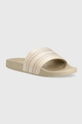 Tommy Hilfiger klapki TOMMY WEBBING SLIDE beżowy