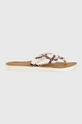 bijela Japanke Tommy Hilfiger TH ELEVATED BEACH SANDAL PRINT Ženski