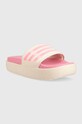 adidas klapki HP9409 różowy SS23
