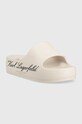 Karl Lagerfeld papuci KOBO II KL86000.VGT bej SS23