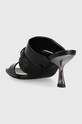 Încălțăminte Karl Lagerfeld slapi de piele PANACHE KL30126.000 negru