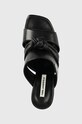 Karl Lagerfeld slapi de piele PANACHE negru KL30126.000