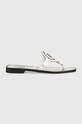 Karl Lagerfeld bőr flip-flop SKOOT nappa bőr fehér KL80408.011