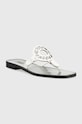 Karl Lagerfeld bőr flip-flop SKOOT KL80408.011 fehér SS23