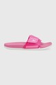 adidas by Stella McCartney klapki tekstylny różowy HP3198