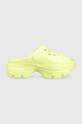 adidas by Stella McCartney klapki x Clog Frozen 5-8 cm zielony HP8988