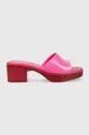 ροζ Παντόφλες Melissa MELISSA SHAPE AD Γυναικεία