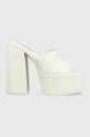 Шкіряні шльопанці Steve Madden Trixie блок білий SM11002169.107