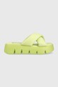 Steve Madden klapki Broadcast 5-8 cm zielony SM11002374.32C