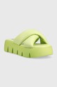 Steve Madden klapki Broadcast SM11002374.32C zielony SS23