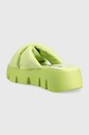 Obuwie Steve Madden klapki Broadcast SM11002374.32C zielony