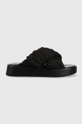 Steve Madden papuci Bellshore platformă negru SM11002439.001