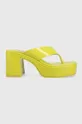 Steve Madden infradito Jilly block heel verde SM11002475.346