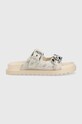 Παντόφλες Guess FATEMA φλατ μπεζ FL6FAT.FAL03.BEISI