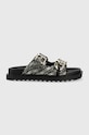 Шлепанцы Guess FATEMA синтетический чёрный FL6FAT.FAL03.BLKPL