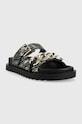 Шлепанцы Guess FATEMA FL6FAT.FAL03.BLKPL чёрный SS23