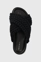 Inuikii klapki Woven czarny 70104.105.Black