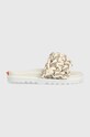 Inuikii klapki Multilace Slide tekstylny beżowy 70104.160.Beige