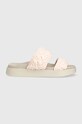 Inuikii klapki Knitted Double Band pozostałe beżowy 70804.025.Beige
