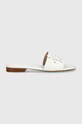Шкіряні шльопанці Lauren Ralph Lauren Andee Eylt віденський білий 802904286001.WHITE