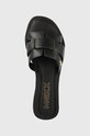 Шкіряні шльопанці Mexx Jacey чорний MXCY011701W