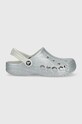 Шльопанці Crocs BAYA GLITTER CLOG віденський срібний 205925.0IC