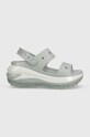 Crocs sliders Classic Mega Crush sandal others gray 207989.007