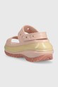 Παπούτσια Παντόφλες Crocs Classic Mega Crush Sandal 207989.6TY ροζ