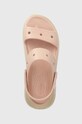 Crocs sliders Classic Mega Crush sandal pink 207989.6TY