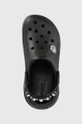 crna Natikače Crocs Classic Mega Crush Rebel Clog