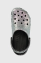 strieborná Šľapky Crocs Classic Glitter Clog