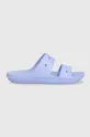 violet Crocs papuci Classic Sandal De femei
