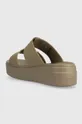 Šľapky Crocs Brooklyn Low Wedge Sandal  Zvršok: Syntetická látka Vnútro: Syntetická látka Podrážka: Syntetická látka