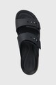 Crocs papuci Brooklyn Low Wedge Sandal bleumarin 207431.4LH