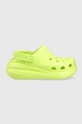 πράσινο Παντόφλες Crocs Classic Crush Clog Γυναικεία