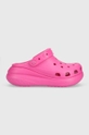 ružová Šľapky Crocs Classic Crush Clog Dámsky