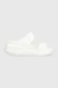 white Crocs sliders CLASSIC CRUSH sandal Women’s