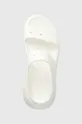 white Crocs sliders CLASSIC CRUSH sandal