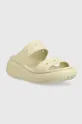 Pantofle Crocs Classic Crush Sandal béžová