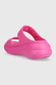Shoes Crocs sliders CLASSIC CRUSH sandal 207670.6UB pink