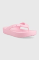 Crocs japonki Classic Platform Flip różowy