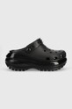 Παντόφλες Crocs Classic Mega Crush Clog 5-8 cm μαύρο 207988.001
