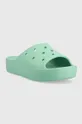 Pantofle Crocs Classic Platform Slide tyrkysová
