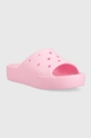 Crocs klapki Classic Platform Slide różowy